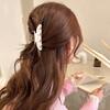 Trendy Acetate Hair Clip Strong Clasp For Long Hair Smooth Clip Lightweight Everyday Use