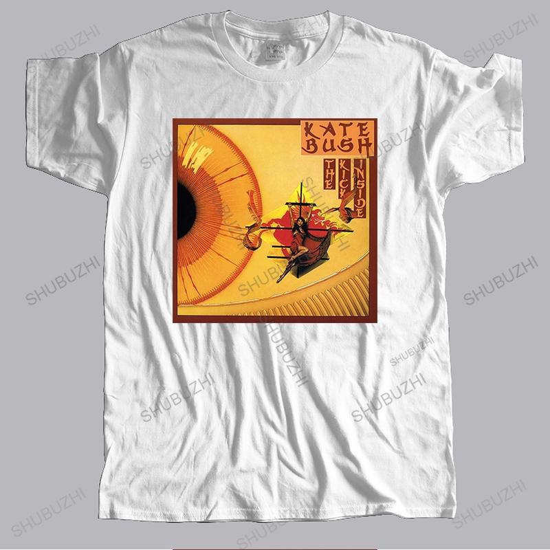 

Mens luxury crew neck tshirt brand teeshirt New Kate Bush The Kick Inside Rock Band High Quality Cotton teeshirt male tees top S