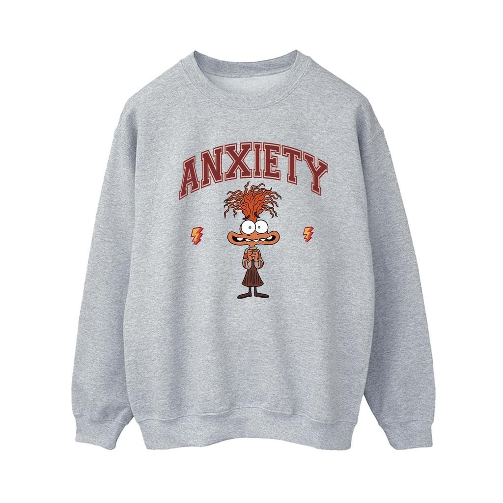 Inside Out 2 Womens/Ladies Anxiety Collegiate Sweatshirt