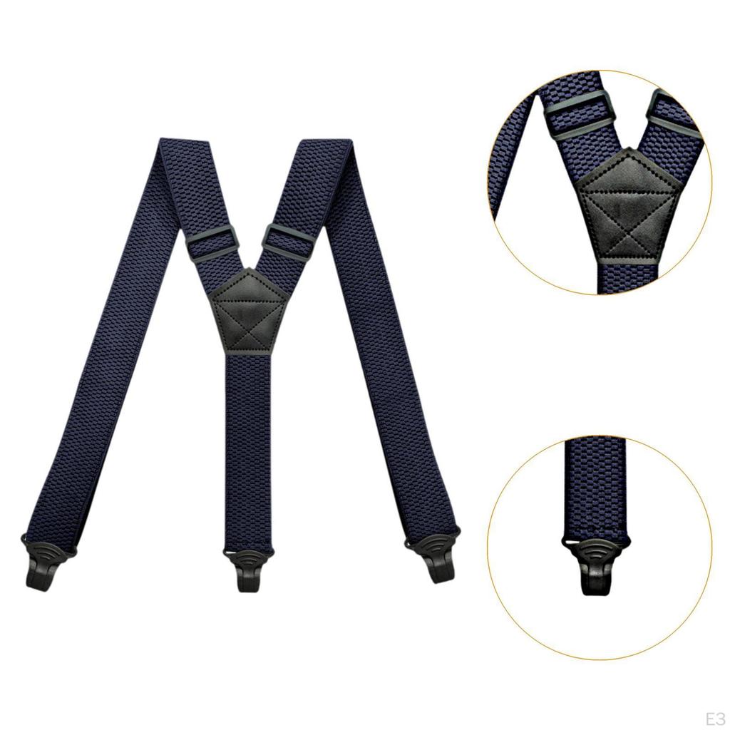 Hidden Suspenders for Belt Loops under Clothes 3 Clips Suspender