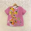 ZANZEA Women Floral Print Summer Casual Round Neck Short Sleeve Blouse