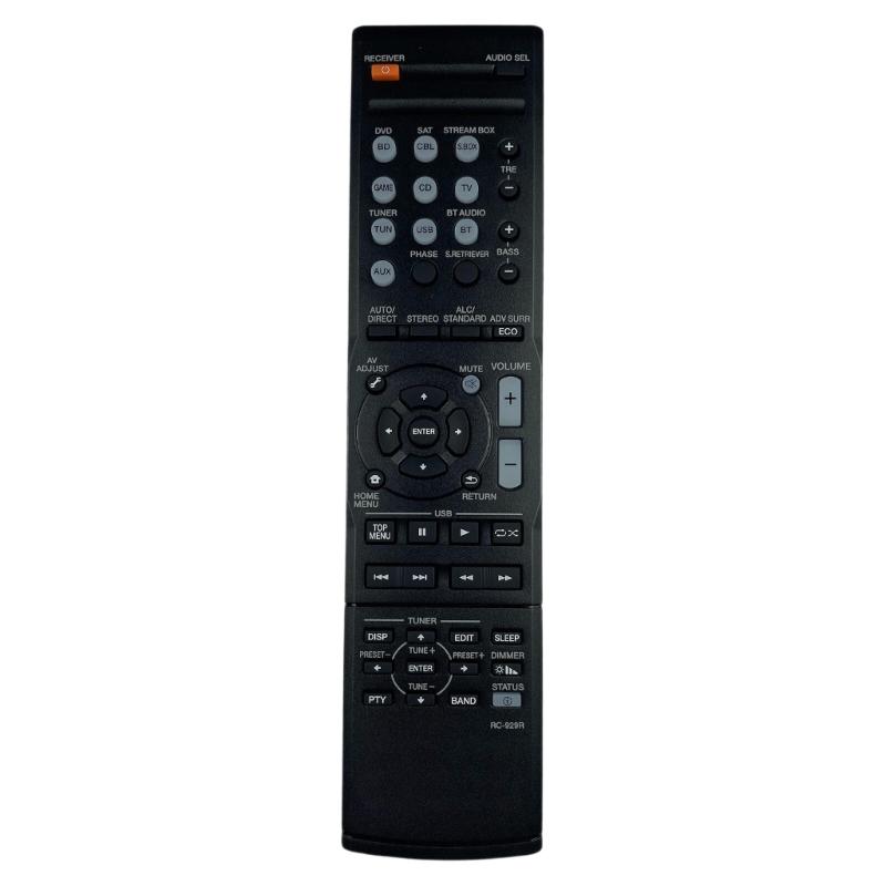 

Ergonomic Remote Control for RC929R AVs Surround Receiver Comfortable Grip ABS Intuitive Button Layout for Easy Daily 1
