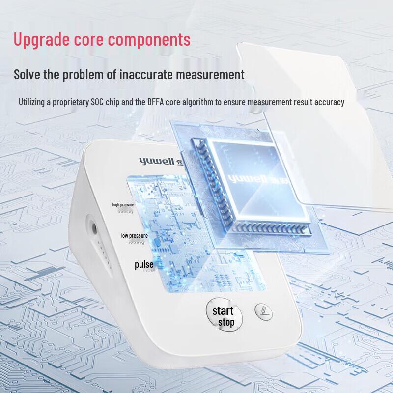 Yuwell YE660D Voice Electronic Blood Pressure Monitor