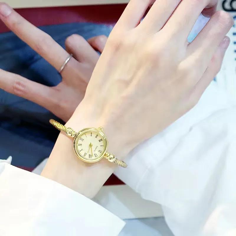 Fashion Luxury Women's Watch Gold Fine Strap Ladies Watch For Bracelet Montre Femme Female Wrist Watch Women Clock Relojes