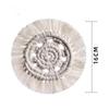Handwoven Macrame Coasters Cotton Rope Braided Placemats Cup Pad Table Decor Heat Resistant Table Mat Cup