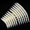 240pcs False Nails Stiletto Shape Press On Natural Transparent Tips Practicing Gel Polish Display Fake Nail Practice Manicure Tool