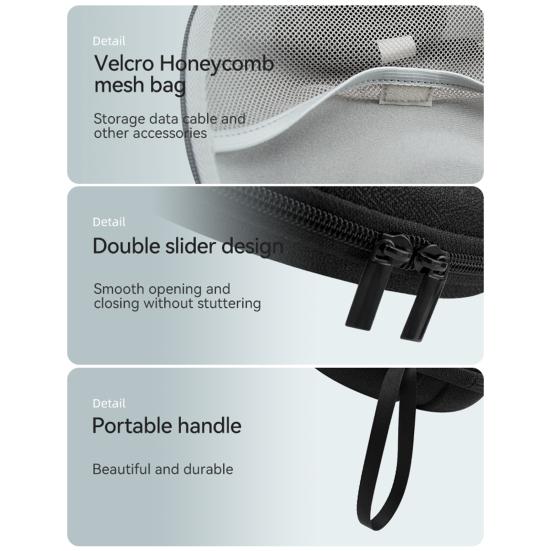 Držák na sluchátka Tlumení nárazů Proti pádu Pevný EVA Bluetooth kompatibilní Headset Cestovní přenosná taška pro Sony INZONE H3 H7 H9