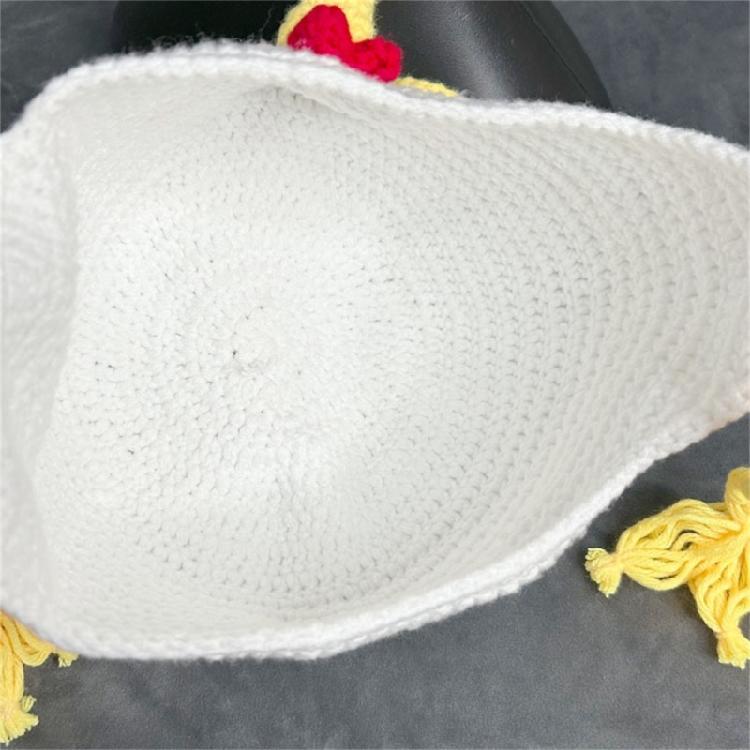 Holiday Turkey Hat Knitted Beanies Cartoon Chicken Ear Flap Hat Soft Cotton Animal Caps for Thanksgiving Celebrations