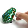 Frog Games Accessories Tank Toy Iron Clockwork Frog Interative Toy Wind Up Frog Clockwork Toy