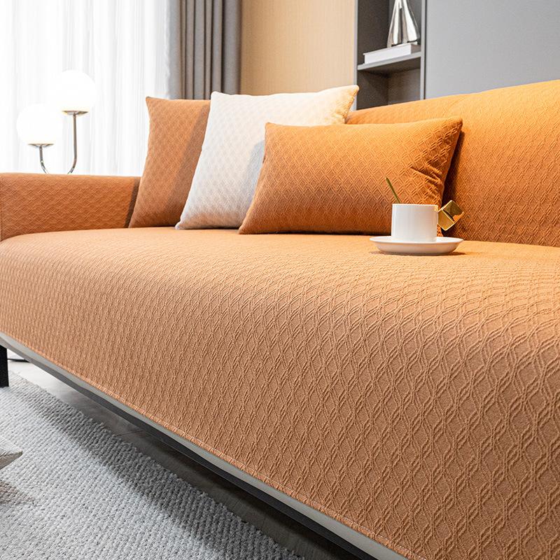 Всесезонная однотонная шенилловая нескользящая устойчивая к кошкам подушка для дивана современный минималистичный стиль для декора гостиной и спальни 90160CM 3598₽