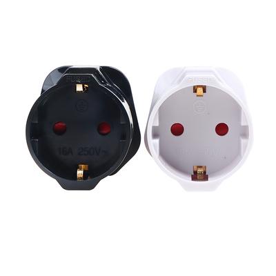 Ue euro 2 pinos para reino unido 3 pinos plug ac adaptador universal conversor de viagem europeu