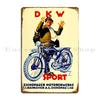 Motorcyklar Vintage D K W Sport Reklamtryck Metallskyltar Skapa Vardagsrumsdekoration Skyltar Tennskylt Affisch