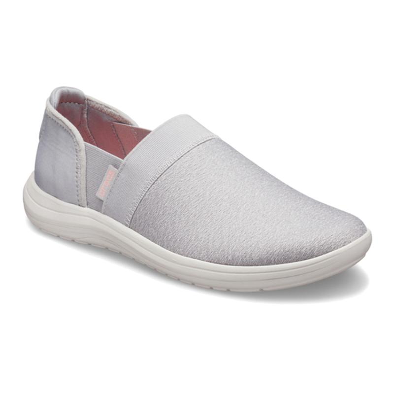 Crocs Casual Shoes Women's Low Top Light Gray