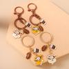 Fashion Coffee Keychain Women Girls Key Ring Pendant for Handbag Decor DIY Key Chain Jewelry Gift