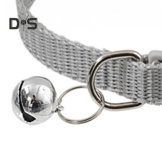 Guler pentru pisici cu clopot Guler moale de siguranță pentru pisici cu cataramă cu eliberare rapidă Guler din nailon reglabil pentru pisici cățeluș