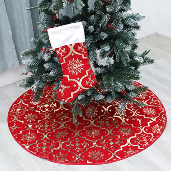 

Tree Skirt Durable Wear-resistant Long Lasting Christmas Style Decorative Tree Carpet Christmas Decor
