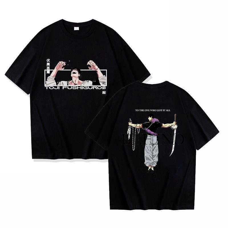 

Новая футболка аниме мужская женская футболка Фушигуро Тодзи одежда для косплея уличная одежда футболка больших размеров топы 3XL