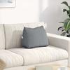 Back Cushion Light Grey 45 X 20 X 35 Cm Fabric