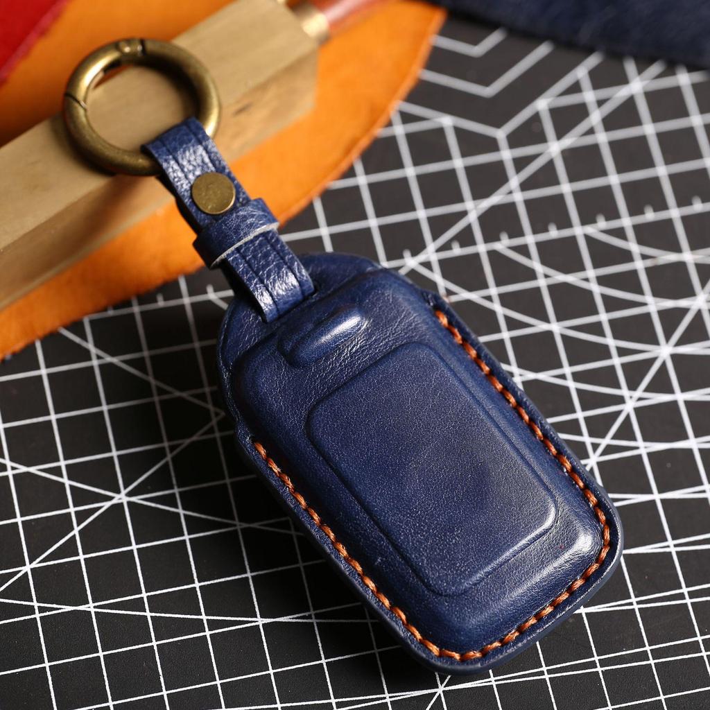 HALLMO Luxus-Autoschlüsseletui aus Leder für VOLVO All inclusive
