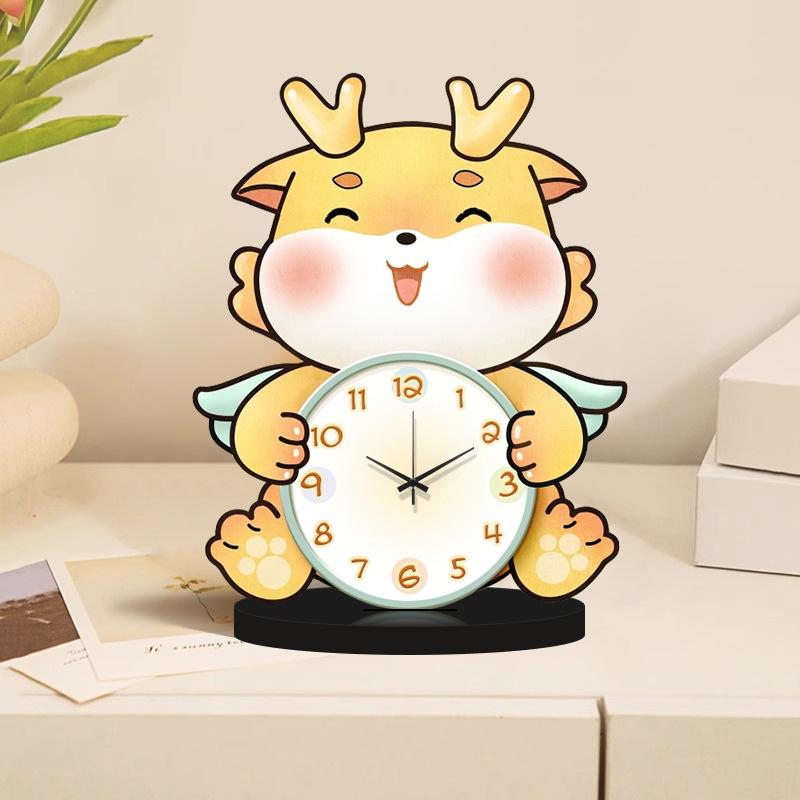 

Лунбао Маленькие украшения Легкая роскошь Дом Украшение для ТВ-тумбы Гостиная Современный Офис Высококлассные Маятниковые часы Часы .