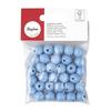 Perle bois Bleu clair Ronde Ø12 mm 32 pièc.
