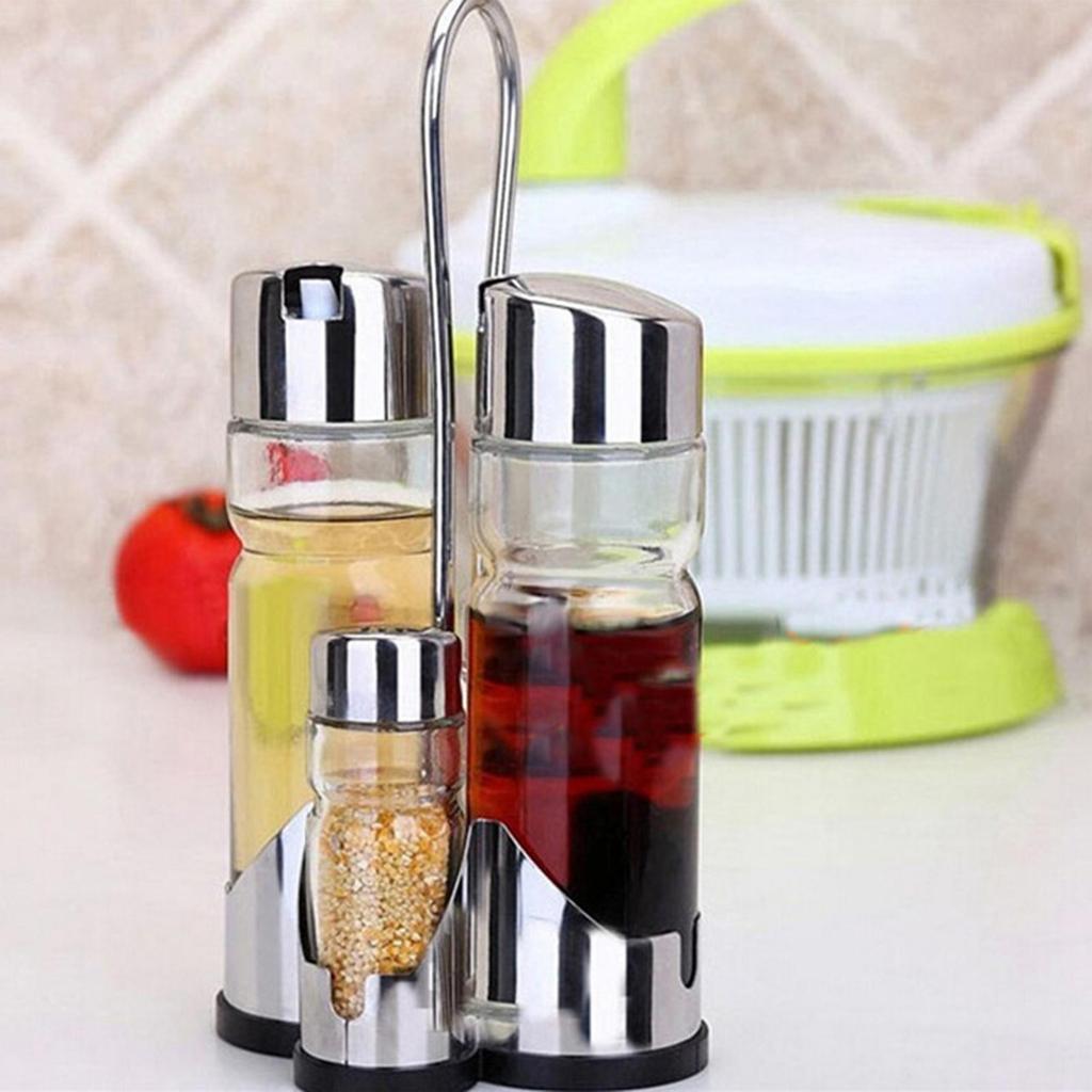 Öl- und Essigset Essigflaschenset Heimküche Klar Multifunktional Würze