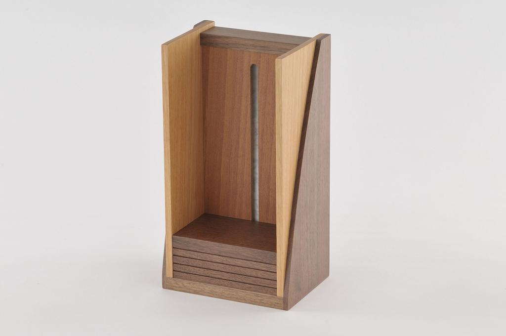 Modern Kamidana from Kamidana no Sato, Hinowa, a decorative walnut Kamidana