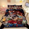Soft Duvet Cover One-Piece Lufy Anime Beding Set Comfortable Quilt Cover Warm Comforter Cover King Quen Sized Dimensions for Young Boys Adult People