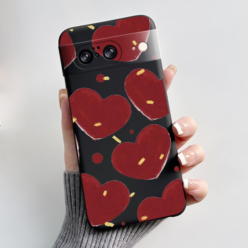 Casing For Google Pixel 8 Pro 8A Case Aesthetic Fashion Cute Cat Soft Silicone Shockproof Back Cover Ultra Slim Thin Phone Case