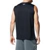 Under Armour Solide Logo-Aufdruck Rundhals Trainings Ärmellose Weste Herren Oberteile Schwarz 1367452-001