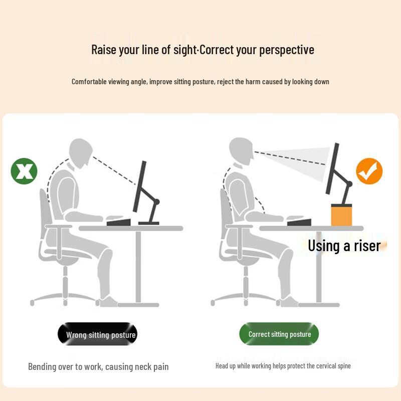 Beifang Monitor & Laptop Riser with Storage