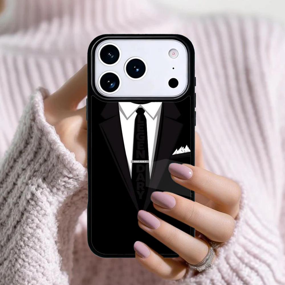 Man Suit Shirt Tie Phone Case For Apple iPhone 17 Air 16E 15 14 Plus 13 12 11 Pro Max Mini Funda Cover