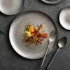 Nordic American Retro Stainless Steel Dinner Plate