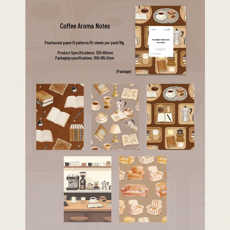 

Starlight Retro Healing Journal: Adhesive Material DIY Inner Pages