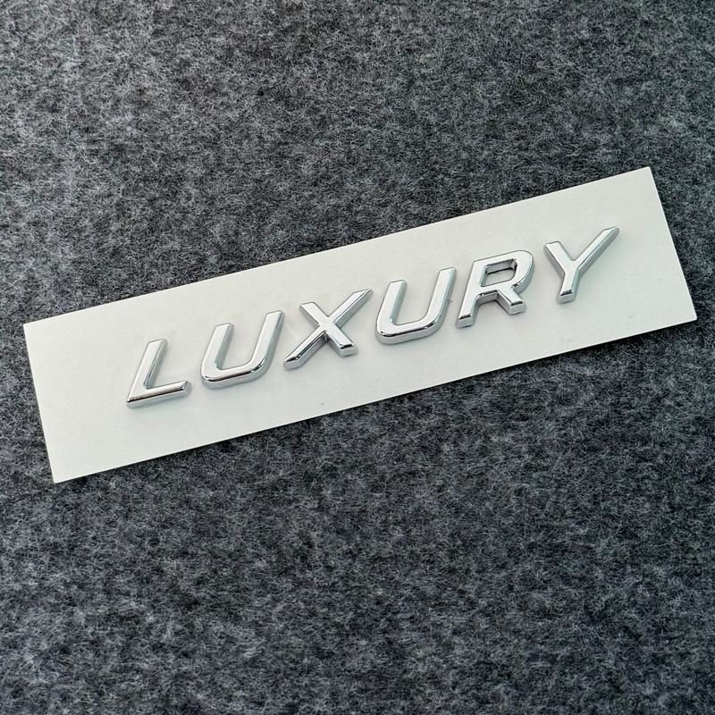 3D Premium Chrome LUXURY PREMIUM Edition Emblem car Fender trunk Rear Decal Badge Sticker For F10 G30 E46 E39 E36 E90 F30 F20