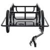 VidaXL Remorque de Vélo, Chariot de Transport, Remorque de Bicyclette, Remorque à Bagages Jardin Extérieur, 130x73x48,5 cm 91770