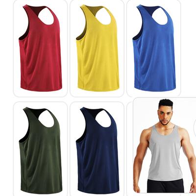 Pánske tielka Fitness Gym Bezrukávové tričko Priedušná bežecká športová vesta Tréning svalov Tričko S M L XL XXL 3XL 4XL