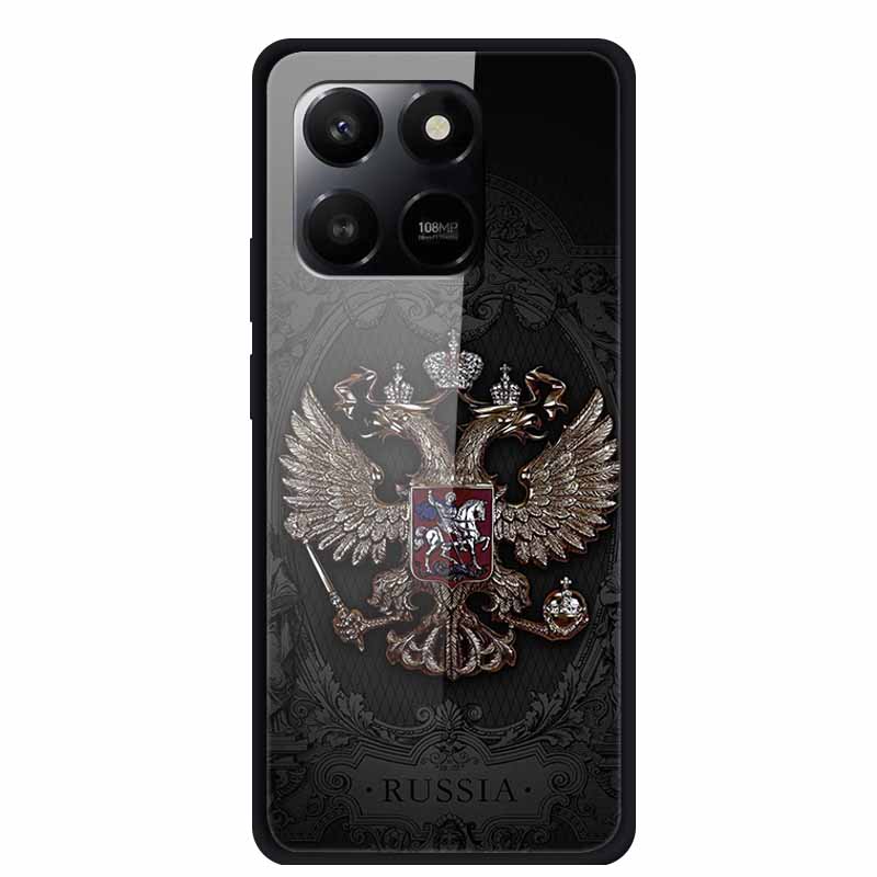 Glass Case For Honor X7d Play 10T 5G Case Soft Bumper Hard Tempered Glass Back Cover For Honor 400 Smart 2025 Phone Cases Fundas
