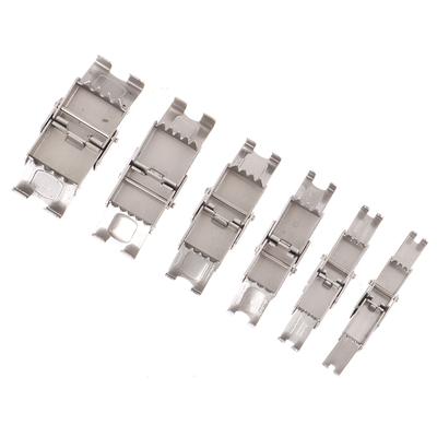 10 Pcs Acier Titane Multi-tailles Nouveau Fermoir Acier Inoxydable Fermoir Bijoux DIY Bracelet Connexion Bijoux Fermoir Dentelle