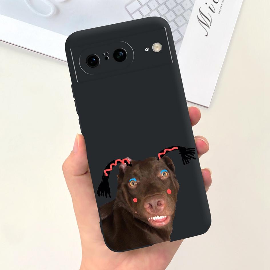 For Google Pixel 8 Pro Case GC3VE G1MNW Soft Silicone Rubber Protector Cover For Google Pixel 8 8A Bumper Pixel8 8Pro Phone Case