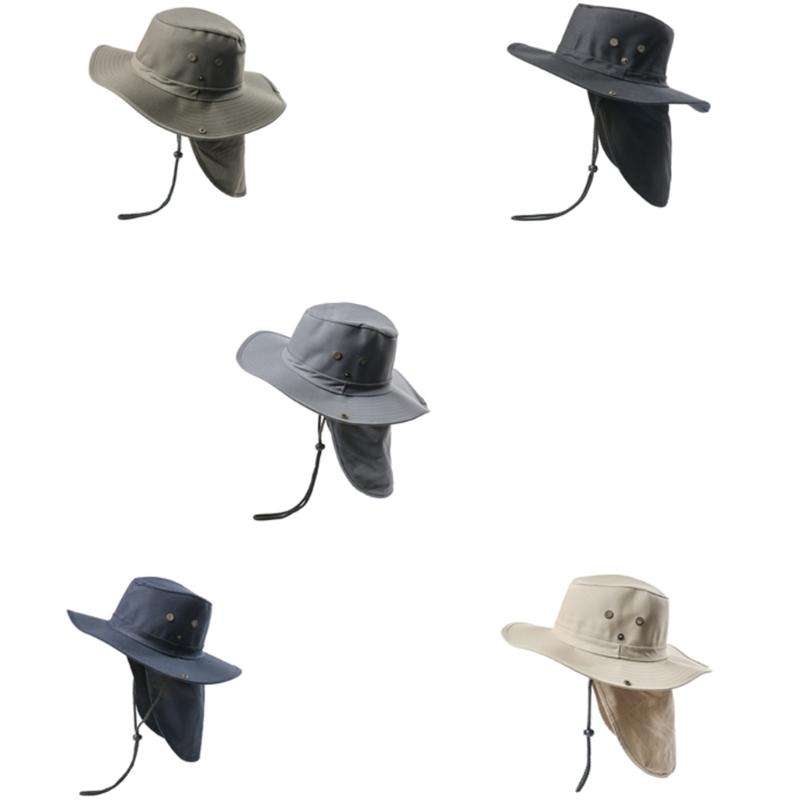 Atmungsaktiver Sonnenhut für Damen Hut mit Nackenschutz Hut mit Nackenklappe Hut mit breiter Krempe Verstellbarer modischer Sporthut