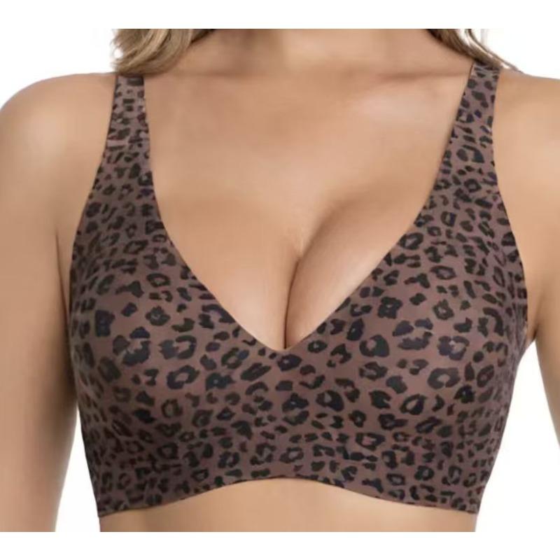 Roagous Deep, Bra Women's Rimless Seamless Bra Women's Rimless Low Chest, Shirt Bra