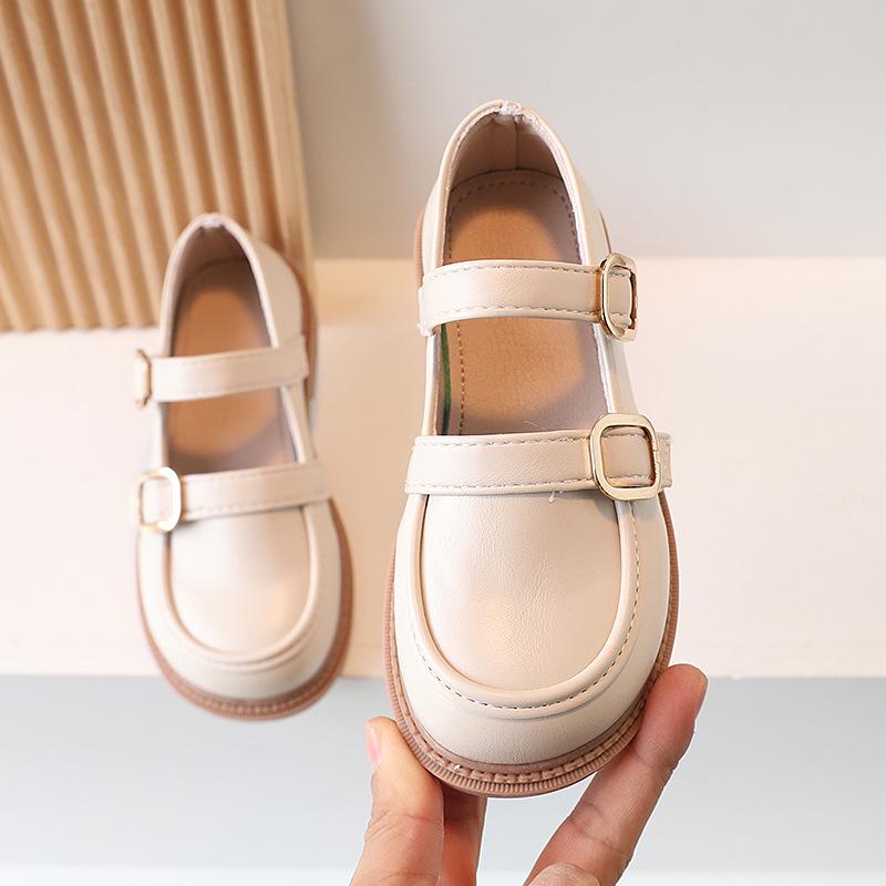 

Модные ретро-туфли для девочек из кожи. Весна и осень. Новая детская обувь. Туфли принцессы для маленьких девочек. Повседневная обувь с мягкой подошвой. 36 yards inner length 22cm