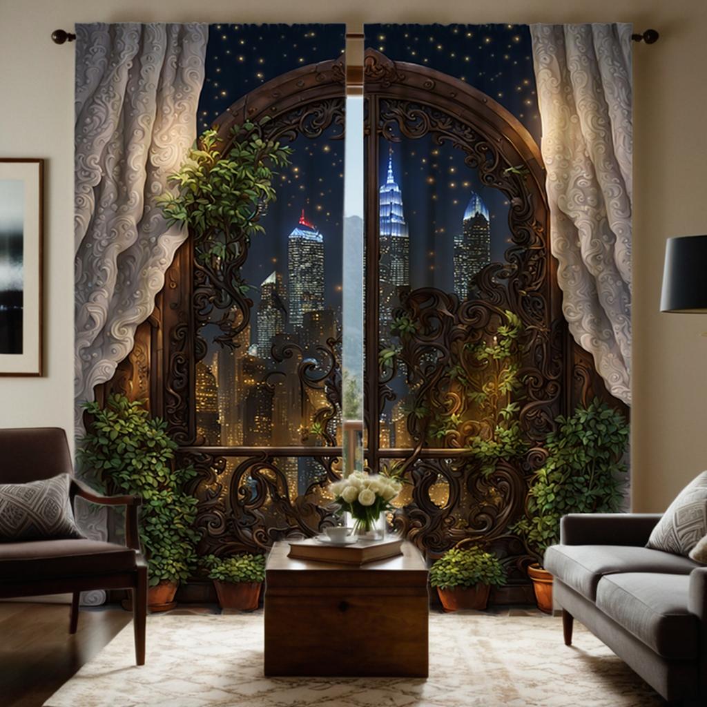 2 stück von HD digital schwarz Europäischen nacht vorhang hause dekoration stil dekoration wohnzimmer schlafzimmer tragen stange vorhang wirkung