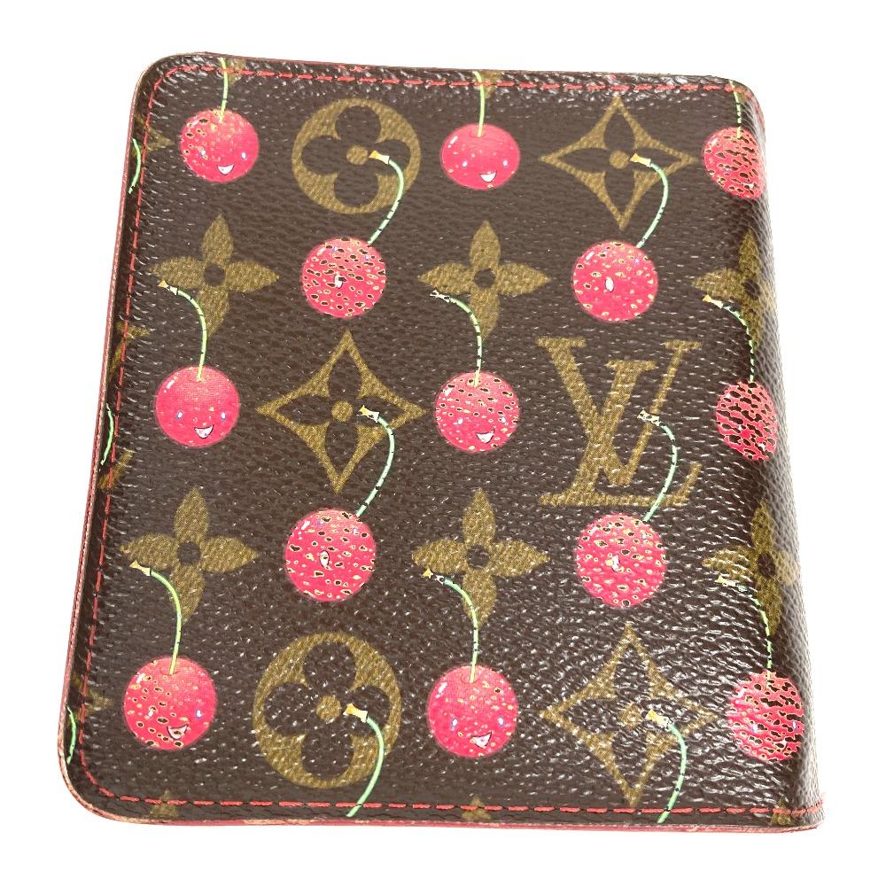 Louis Vuitton M95005 Compact Zip Compact Wallet Monogram Cherry Murakami