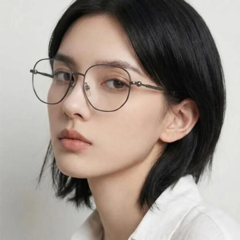 [Burberry] Eyeglass Frames BE1385 1316 Dark Gray Square Simple Daily Metal Frame Fashion