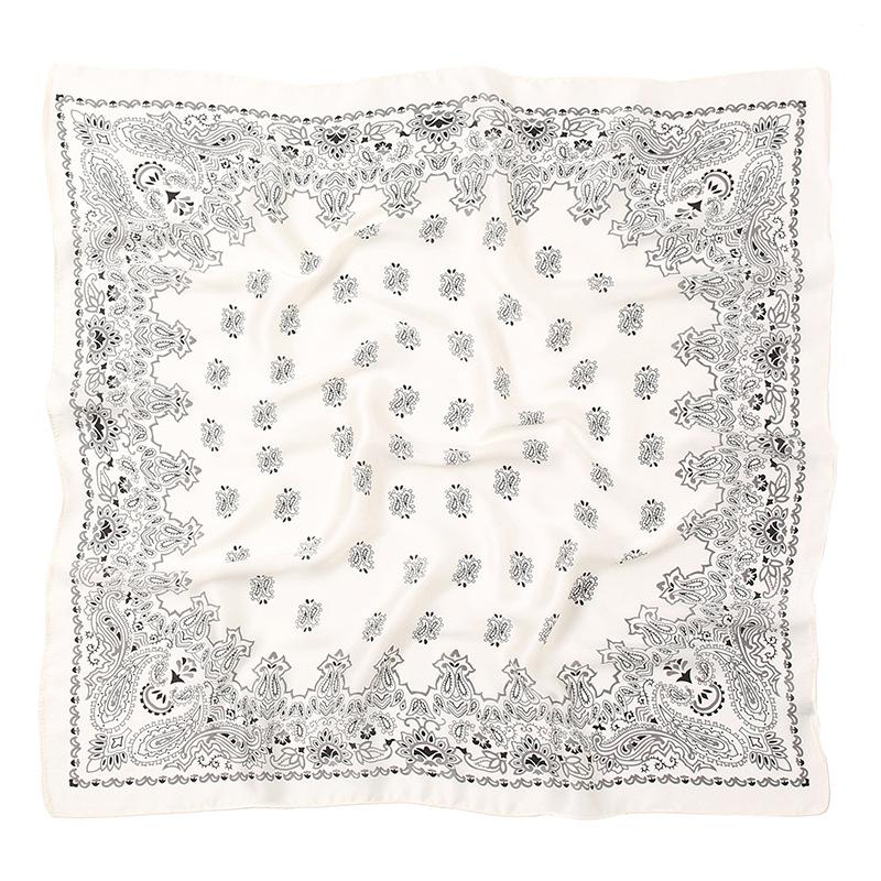 70Cm Fashion Cotton Hip Hop Head Scarf Paisley Square Scarves Headwear Bandanna Hair Band Neck Wrist Wrap Band Accessories