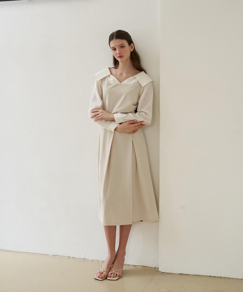 Peullobeu Classic Bloom Skirt(Be)