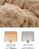 Class A Rabbit Hair Velvet Winter 4-Piece Bedding Set - Thickened Warm Coral Velvet Flannel.