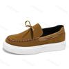 Fashion 2025 Autumn New Retro Shallow Mouth Thick Soled Single Shoes for Men Versatile Comfortable Fashion Niche Designed Chunky Loafers